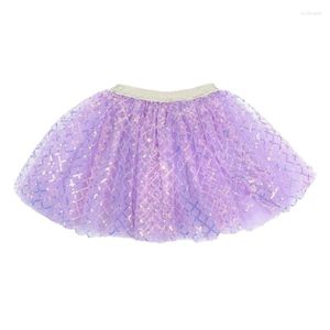 Saias em camadas saia fantasia traje para crianças meninas princesa ballets dança