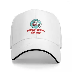 Ball Caps Holy Cow I'm 50 Funny 50th Birthday Farmer Baseball Cap Sunhat Western Hats For Women Men's