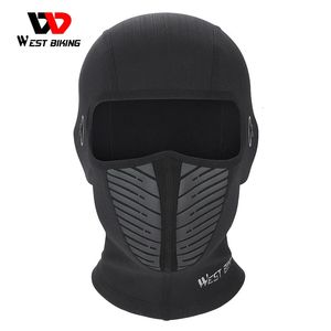 Cycling Caps Masks WEST BIKING 3D Reflective Windproof Motorcycle Hood Mask UV Protection Balaclava All Season Cycling Caps Men Running Hiking 231216