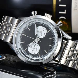 2024 Brexxxxx Nowy ruch projektantów zegarków Mężczyźni Wysokiej jakości luksusowe męskie zegarek wielofunkcyjny chronograf Montre Clocks Bezpłatna wysyłka