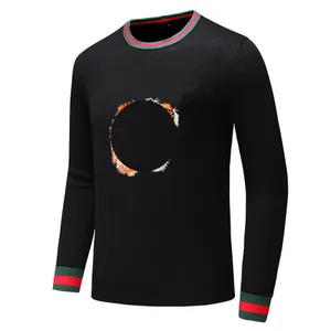 Erkekler ve Kadın Sweaters Erkek Sonbahar Düz Renkli Sweaters İnce Fit Erkekler Sokak Giyim Mens Giysileri Kükürtüm Steater