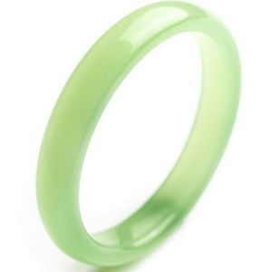 Braccialetti di giada braccialetti di giada braccialetto sottile di agata di giada imitazione verde chiaro braccialetto sottile224S