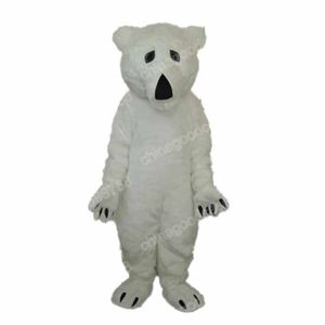 Christmas Polar Bear Mascot Costume Halloween Fancy Party Dress Cartoon Character Outfit Suit Carnival Unisex Outfit Advertising Props