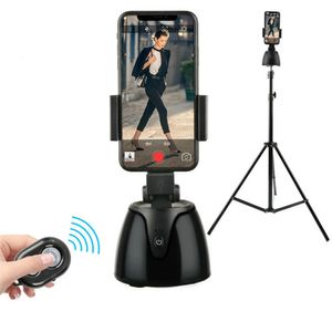 Stabilizatörler Otomatik İzleme Akıllı Çekim Robot Kameraman 360 Yüz Telefon Holde Ai Vlog Live Video için Gimbal Sabitleyici Selfie Stick 231216