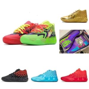 Lamelo Sportschuhe mit Schuhkarton Lamelo Rick Shoes Ball 1 Sneaker Mb01 Basketball und Morty Purple Cat Galaxy Herren-Trainer Beige Black Blast Buzz Queen Nicht f