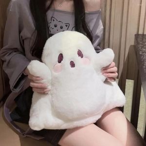 Рюкзак Little Ghost Рюкзаки Kawaii Белая плюшевая кукла Сумка Сумки на плечо Забавные куклы Классические пакеты украшений для Хэллоуина