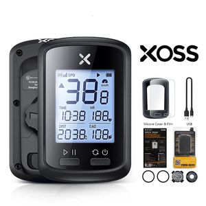 Ciclocomputer XOSS G plus G GPS per bicicletta Computer da bicicletta Tachimetro wireless Impermeabile Ciclismo GPS Ciclocomputer Tachimetro per bicicletta Contachilometri 231216