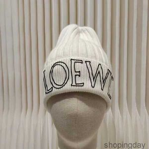 Loewee chapéu oficial de qualidade designer gorro bonés das mulheres dos homens inverno popular lã quente malha chapéu 01np31