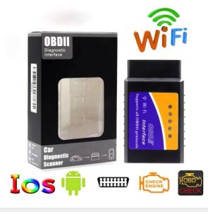 Araba Otomatik WiFi OBD SCANNER ELM327 OBD2 WIFI V1.5 Araba Teşhis Aracı Elm 327 Kod Okuyucu Desteği Android/iOS Windows