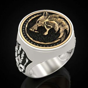 Viking Warrior Ring for Men: Witch Hunter och Wolf Claw Design