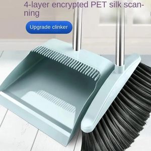 Mops Indoor Garbage Scoop Brush Set Sweep Up Dust Dirt Dibris Broom Dustpan Kit للمطابخ غرف المعيشة مكاتب أداة تنظيف الأرضية 231216