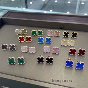 Women's Christmas Gift Clover Earrings Luxury Mother Beiagate Vans Cleef Earrings Fashion Charm Designer Earrings Jewelry