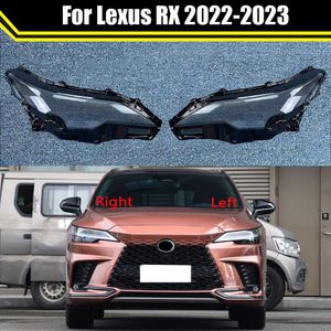 Auto Light Caps for Lexus RX RX350 RX500 2022 2023 Car Headlight Cover Lampcover Transparent Lampshade Lamp Glass Lens Case