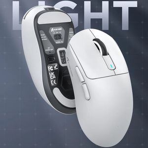 Möss Attack Shark X3 Wireless Mouse 49G Lätt med TRI -läge Anslutning 26000DPI 650IPS PIXART PAW3395 Bluetooth 231216