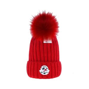 Monclairs Beanie Designer Hat Top Quality Beanie/Skull Caps Ny Solid Color Wool Ball Thicked Sticked Hat Outdoor Warmth Hat Wool Thread