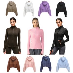 Kvinnors designer lyxdesigner hoodie tjock vit hoodie sport jogger smal yoga kläder mode av hög kvalitet svart zip up hoodie kvinnor