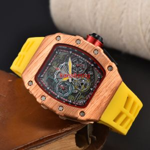 Men's Fashion watch High Quality Watch Rubber strap Sports Watch Date Display Waterproof casual All-in-one watches law