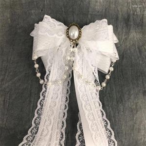 Articoli per feste Lolita Fiocco in pizzo Nastro Fermaglio per capelli Forcine carine Copricapo Accessori per fascia Parrucca Kawaii Donna Ragazza Ornamento