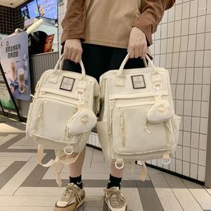 Rucksack Student Schultasche Japanisch Koreanischer Stil Einfache High School Leichte Große Kapazität Lässige Computertasche