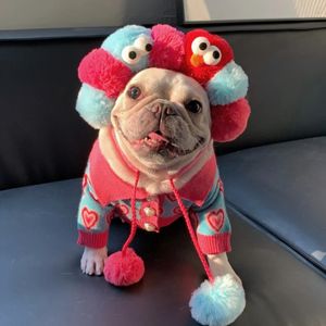 Одежда для собак, свитер с розовым сердцем, одежда для собак, свитер для маленьких собак, зимняя одежда для собак, роскошная одежда для собак, рождественский свитер, одежда 231216