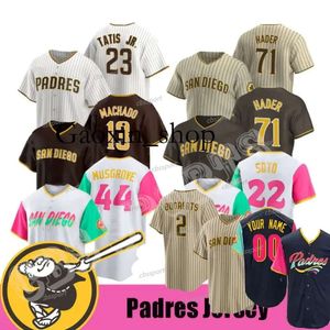 Gaoxin Manny Hado Padre City Connect Maglie Xander Bogaerts Fernando Tatis Jr. San Diego Juan Soto Joe Musgrove Yu Darvish Wil Myers Jorge Alfaro