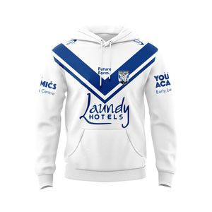 NRL Jersey Sweatshirts 2023 2024 Yeni Avustralya Belleville Bulldogs NRL Yelek Kapşonlu Erkekler Spor Giyeri Külkü Açık Hoodies NRL Chanrl Knf2