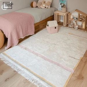 Mattor White Hairy Nursery Play Mat for Children Soft Babi Mats fluffiga mattor för vardagsrum med tofsar Plush Bedroom Rugs Foot Mat 231216