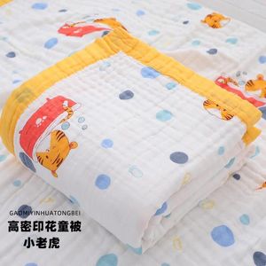 Одеяла, детское банное полотенце, шестислойное марлевое хлопковое детское одеяло, впитывающее одеяло для детского сада