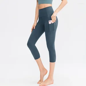 Pantaloni attivi Jogging Yoga Collant da ballo Pantaloni da campeggio femminili Leggings per allenamento con i pesi Capris da corsa ritagliati a compressione morbida