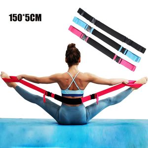 Motståndsband yoga stretching bälte gym rep ben stretch rem utrustning fitness elastisk övning band flexibilitet träning 231216