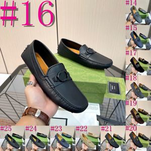 Designer loafers 40model för män nya handgjorda mockasiner lägenheter casual läderskor lyxiga bekväma herrstorlek 46