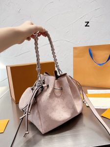 L Neonoe Mini Draphring Bucket Bag 4-Color Parse Top Luxury Designer Crossbody Counter Counter Bags Handbag Fashion Women Bella Leather Leather Actes Facs