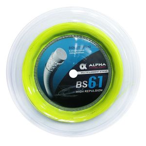 Corde per racchette da tennis Rete da badminton Bobine da 200 m Corda sottile alta elastica da 0,61 mm Corda per racchetta da badminton 26-30 libbre Rete per palline con resistenza BS61 231216