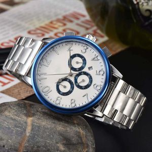 Top classic designer watches PP Versatile and fashionable solid strap with sweeping second movement sporty men's watch casual logo Quartz luxuryMNCM