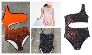 Sıcak satan yaz kadın mayoları yüksek bel bikini lüks tasarımcı mayo yüzme plajı mayo