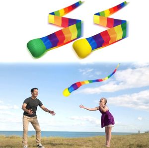 Kendama Rainbow Tail Ball Eco Friendly Fabric Sandbag Meteor Safe Catch Soft Kindergarten School Sensory Training Kid Toy 231218