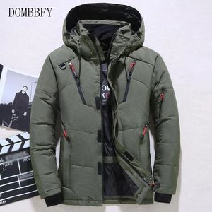 Erkekler Down Parkas -20 Derece Down Ceket Erkek Kış Parkas Erkek Beyaz Ördek Aşağı Down Ceket Kapşonlu Açık Kalın Sıcak Yastıklı Kar Katlı Büyük Boy M -5XL 231218