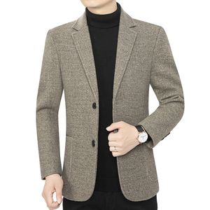 2023 Autumn New Handsome Middle Aged and Young Men's Business and Casual Suit, Men's Slim Fit Korean Edition Coat, Suit Top