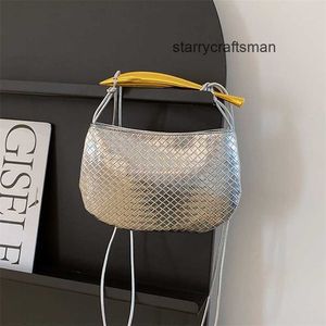 Totes Bag Woven Sardine Luxury Botte Venetas Bags Large Designer Capacity Handbag Woven Bag Bag Spring Summer New Bag Female Niche Design Metal Moon Tooth WNXK3Z WN