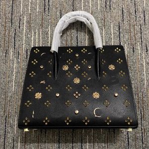 Mulheres Pastas Saco De Festa Platfor Doodling Designer Totes Bolsa Composta Bolsa De Couro Genuíno Bolsa De Ombro Luxurys Meninas Rebite Sacos De Noite