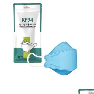 Party masker usa wahoures adt masker tryckt fisk mun färg mode söt non-woven engångs anti-dust och anti-laze mask droppe delive dhtfr