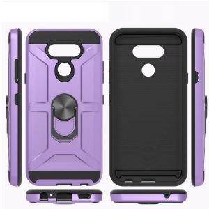 For Samsung Galaxy S10 plus s10e LG Stylo5 Metal Holder Phone Case Shockproof Robot Design Stand LL