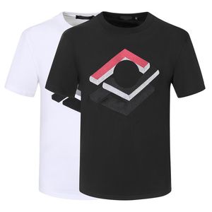 2024 Primavera ed estate da uomo nuova lettera F stampata T-shirt a maniche corte base cotone slim T-shirt da uomo e da donna