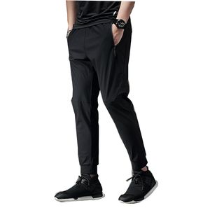 Quick Drying Yoga Pants Casual Ice Silk Elastic Breathable Running Pants Fitness Pants Men's Sports Fitness Air Conditioning Pants