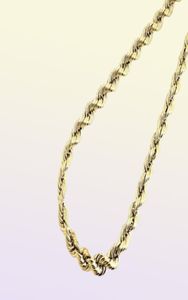 Mens Ladies 110th 10k Yellow Gold Fill 550mm Hollow Rope Chain 24 Inch Necklace4213272
