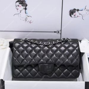 10A Designer-Tasche Handtasche hochwertige Satteltasche klassische Klappentasche 25 cm weiße Mode-Umhängetaschen Luxus-Umhängetasche Diamond Lattice Schaffell-Damentasche mit Box