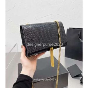 YSaint High Luxurys Zinciri Daha Fazla Moda Tote Çanta Renk Tasarımcıları Katee WOC El çantası Deri Kadın Debriyaj Kadın Kaliteli Kız Tassel Çantalar Çanta Çantası Fm2r