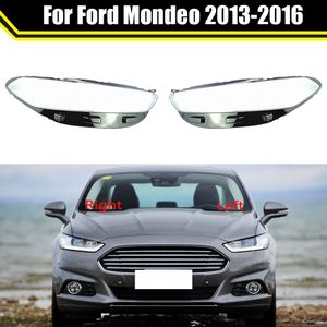 För Ford Mondeo 2013 2014 2015 2016 Bilstrålkastare Transparenta lampskärmar Lampskal strålkastare täcker linsstrålkastarglaskapslar