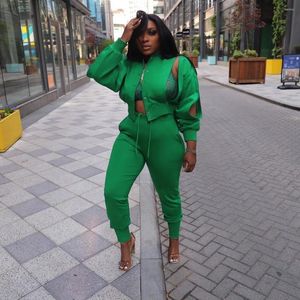 Women's Two Piece Pants Women Outfits Casual Tracksuits Slit Long Sleeve Button Coats Tops  Slim Set Streetwear