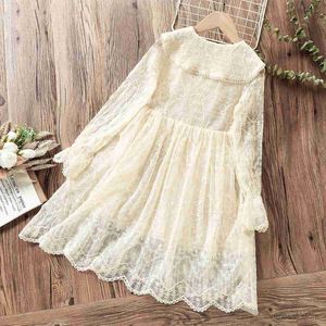 Girl's Dresses Kids Lace Elegant Dresses for Girls Clothes Floral Teenagers School Outfits Children Party Costumes Baby Vestidos 8 10 12 Years